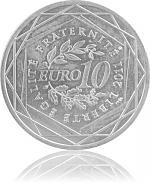 10 Euro commemorative coin France 500er Silver 10 Euro commemora...