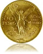 50 Mexican Pesos 37,46g Gold - B-Stock 50 Mexican Pesos ...