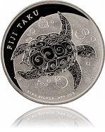 Fiji Taku Schildkröte 1 Unze Silber - B-Ware Fiji Taku Schildk...