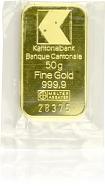 Goldbarren 50g - ...