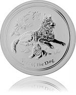 Lunar II Hund 2oz Silber - 2018 Lunar II Hund 2oz...