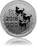 Niue Hund 1oz Sil...