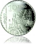 10 Euro Gedenkmünze Spanien 23,98g Silber 10 Euro Gedenkmün...