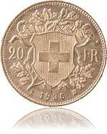 20 Swiss Francs V...