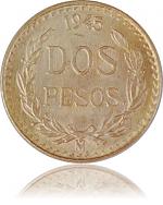 2 Mexican Pesos 1...
