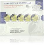 5x 2 EUR commemor...