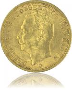 20 Mark Friedrich II Großherzog von Baden 7,16 Gold (1911 - 1914) 20 Mark Friedrich...