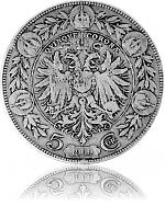 5 Kronen Österreich 21,6g Silber 1900 5 Kronen Österrei...