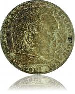 2 Reichsmark Hindenburg mit HK 5g Silber (1936 – 1939) B-Ware 2 Reichsmark Hind...