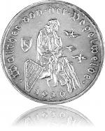 3 Reichsmark Weimarer Republik Walther v.d. Vogelweide 7,5g Silber - 1930 3 Reichsmark Weim...