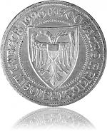 3 Reichsmark Reichsfreiheit Lübeck 7,5g Silber - 1926 3 Reichsmark Reic...
