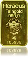 Goldbarren 5g - v...