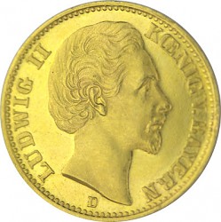 20 Mark Ludwig II König von Bayern 7,16 Gold 20 Mark Ludwig II...