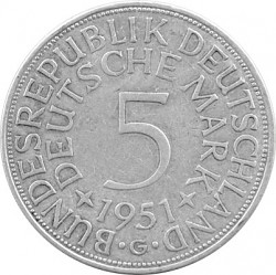 5 DM Kursmünzen B...