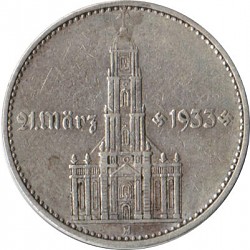 2 Reichsmark Silb...