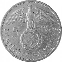 5 Reichsmark Hind...