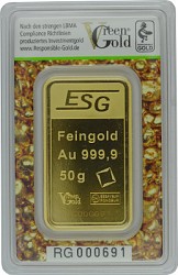 Goldbarren 50g - ...