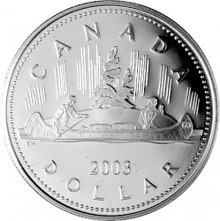 1 Canada Dollar 25,17g Silber (2003 - 2006) 1 Canada Dollar 2...