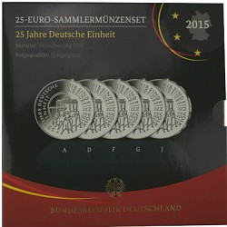 5x 25 EUR commemo...