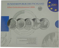5x 10 EUR Gedenkm...