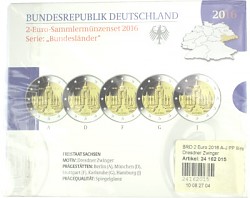 5x 2 EUR Gedenkmü...