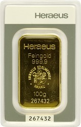 Gold Bar 100g - H...