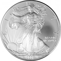 American Eagle 1oz Silber - 2008 American Eagle 1o...
