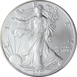 American Eagle 1oz Silber - 2007 American Eagle 1o...