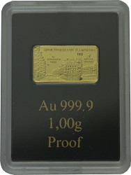 Goldbarren 1g - M...