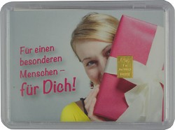 Goldbarren 1g - 'Für dich' Goldbarren 1g - '...