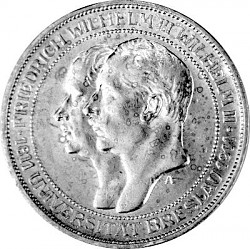 3 Mark Kaiserreich Jahrhundertfeier Univesität Breslau 15g Silber - 1911 3 Mark Kaiserreic...