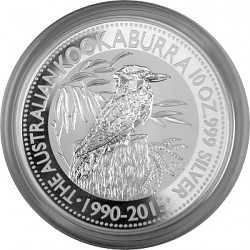 Kookaburra 10 Unzen Silber - 2015 Kookaburra 10 Unz...