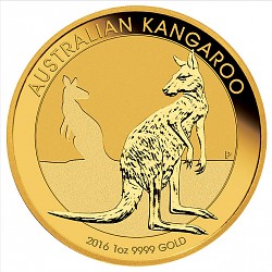 Australian Kangaroo 1oz Gold - 2016 Australian Kangar...