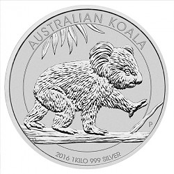 Koala 1kg Silver ...